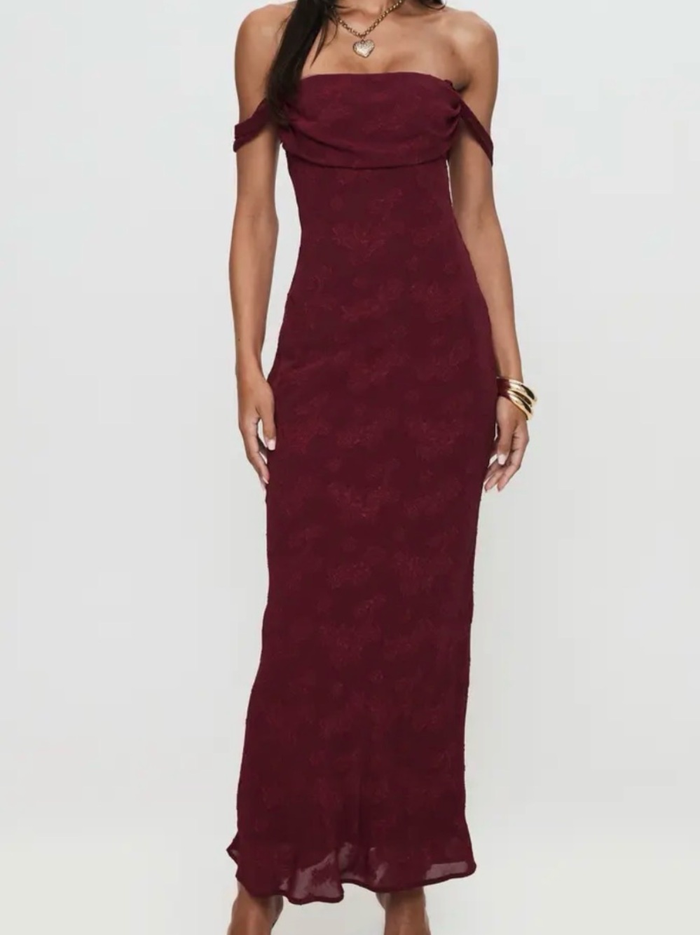 Princess Polly Azura Off the Shoulder Gown